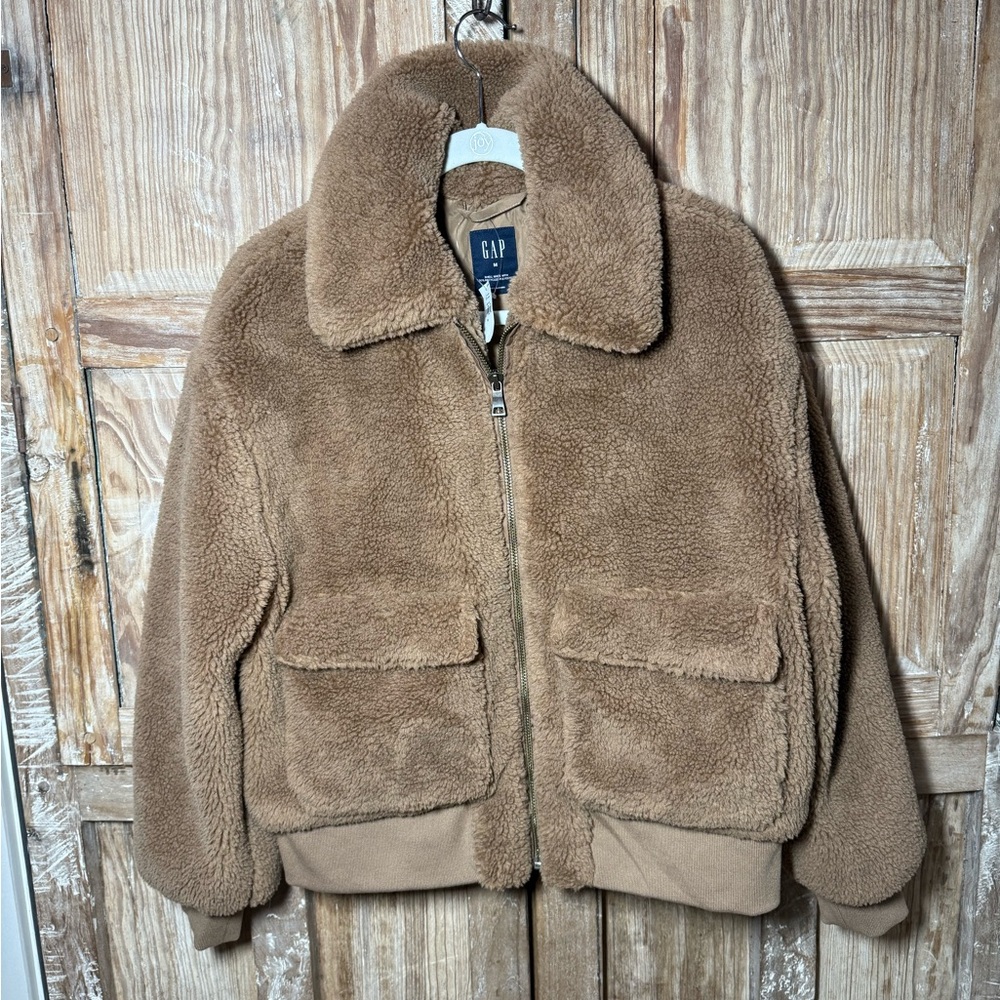 GAP Tan Sherpa Jacket